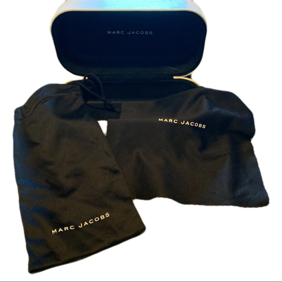 MARC JACOBS Neon Green Black Sunglasses with case - Picture 3 of 9